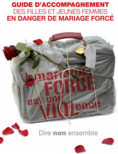 Guide d'accompagnement des filles et jeunes femmes en danger de mariage forcé